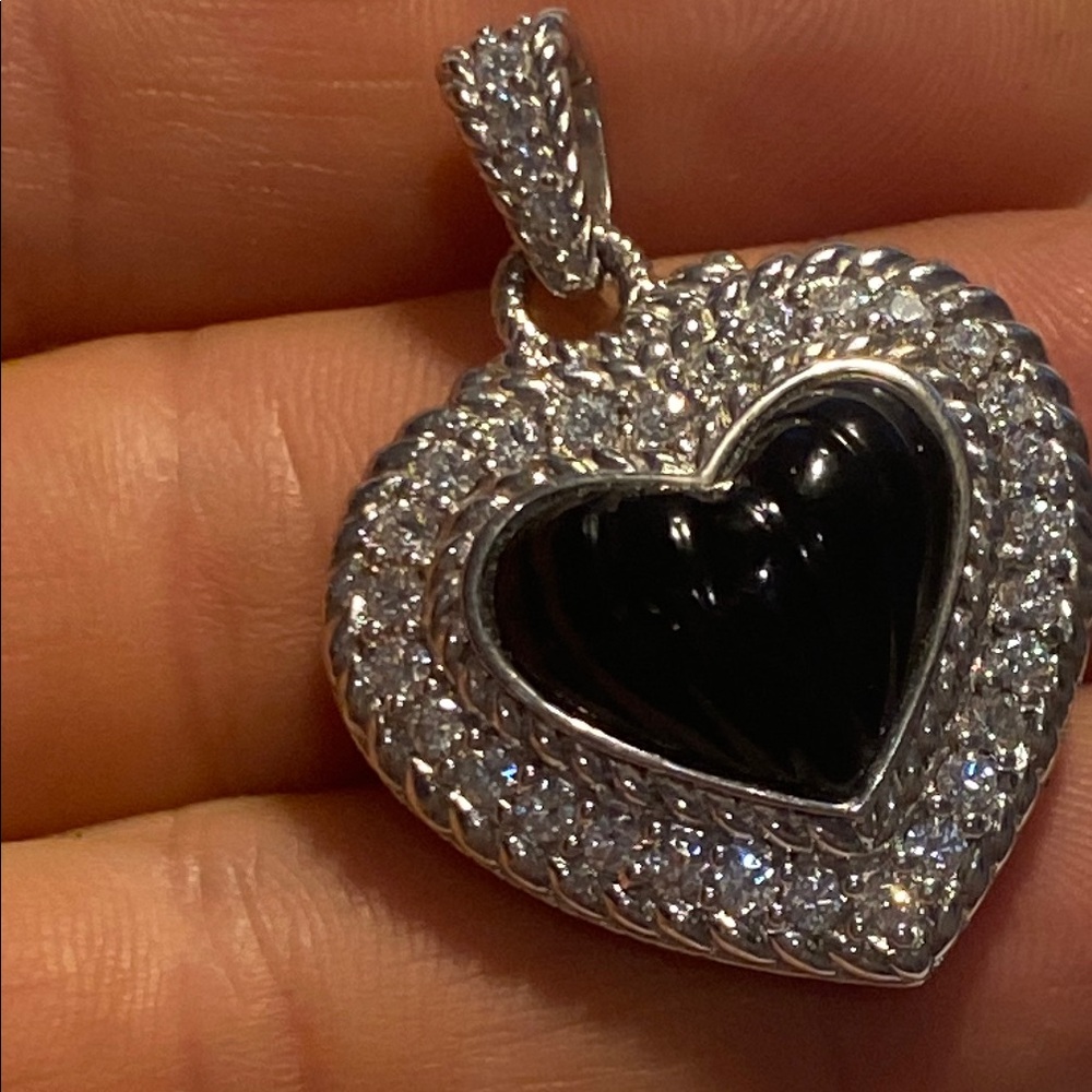 Judith Ripka Heart Pendant - Picture 4 of 4